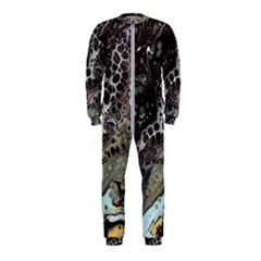 Black Marble Abstract Pattern Texture Onepiece Jumpsuit (kids) by Jancukart