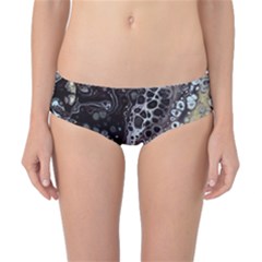 Black Marble Abstract Pattern Texture Classic Bikini Bottoms