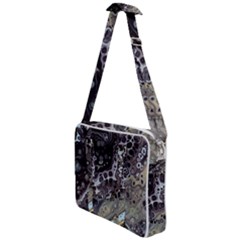 Black Marble Abstract Pattern Texture Cross Body Office Bag