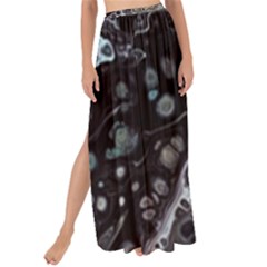 Black Marble Abstract Pattern Texture Maxi Chiffon Tie-up Sarong