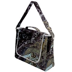 Black Marble Abstract Pattern Texture Box Up Messenger Bag