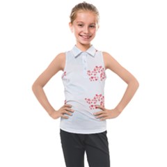 Siberian Husky T- Shirtsiberian Husky Dog Pattern With Tree T- Shirt Kids  Sleeveless Polo Tee