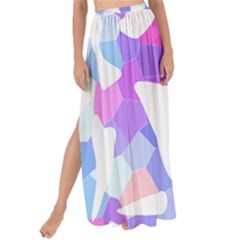 Silhouette Design T- Shirt Silhouette Design Abstract Maze Geometric Abstract Colours T- Shirt Maxi Chiffon Tie-up Sarong by maxcute