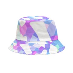 Silhouette Design T- Shirt Silhouette Design Abstract Maze Geometric Abstract Colours T- Shirt Inside Out Bucket Hat by maxcute