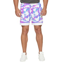 Silhouette Design T- Shirt Silhouette Design Abstract Maze Geometric Abstract Colours T- Shirt Men s Runner Shorts by maxcute