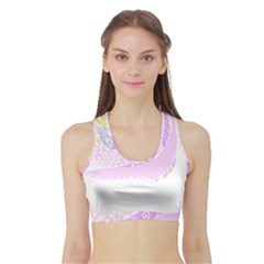 Snail Gifts T- Shirtsnail T- Shirt Sports Bra With Border by maxcute