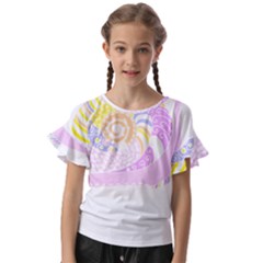 Snail Gifts T- Shirtsnail T- Shirt Kids  Cut Out Flutter Sleeves by maxcute