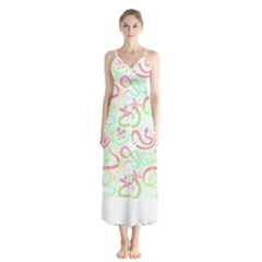 Snake T- Shirt Snakes Pattern T- Shirt Button Up Chiffon Maxi Dress by maxcute