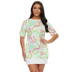 Snake T- Shirt Snakes Pattern T- Shirt Just Threw It On Dress by maxcute