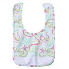 Snake T- Shirt Snakes Pattern T- Shirt Baby Bib by maxcute