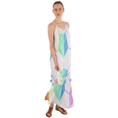 Soccer Ball Gift T- Shirt Soccer Rainbow T- Shirt Cami Maxi Ruffle Chiffon Dress