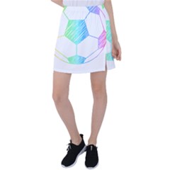 Soccer Ball Gift T- Shirt Soccer Rainbow T- Shirt Tennis Skirt by maxcute