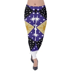 Space T- Shirt Space Pattern T- Shirt Velvet Leggings by maxcute