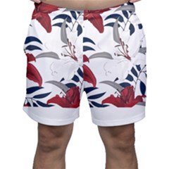 Special T- Shirt Special Flowers Pattern T- Shirt Men s Shorts