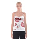 Spring Blooms T- Shirt Spring Blooming Petals T- Shirt Spaghetti Strap Top View1