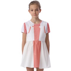 Spring Flower T- Shirt Little Spring Things - Spring Botanicals T- Shirt Kids  Short Sleeve Pinafore Style Dress by maxcute