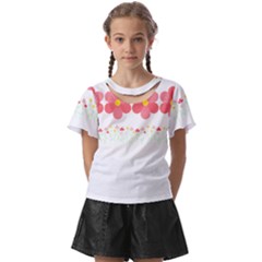 Spring T- Shirt Spring Flowers T- Shirt Kids  Front Cut Tee by maxcute