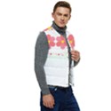 Spring T- Shirt Spring Flowers T- Shirt Men s Short Button Up Puffer Vest	 View2