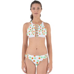 St Patricks Day T- Shirt Green White Orange Shamrock Pattern T- Shirt Perfectly Cut Out Bikini Set by maxcute