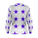 Star Pattern T- Shirt Star Pattern - Purple T- Shirt Women s Sweatshirt View2