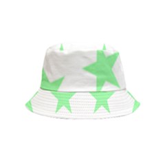 Stars T- Shirt Star Pattern - Green T- Shirt Bucket Hat (kids) by maxcute