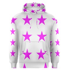 Stars T- Shirt Star Pattern - Pink T- Shirt Men s Core Hoodie by maxcute