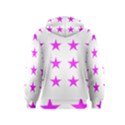 Stars T- Shirt Star Pattern - Pink T- Shirt Kids  Zipper Hoodie View2