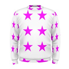 Stars T- Shirt Star Pattern - Pink T- Shirt Men s Sweatshirt by maxcute