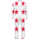 Stars T- Shirt Star Pattern - Red T- Shirt OnePiece Jumpsuit (Men) View2