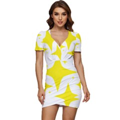 Stars T- Shirtstars T- Shirt Low Cut Cap Sleeve Mini Dress