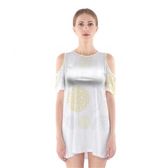 Stones T- Shirt Sticks And Stones T- Shirt Shoulder Cutout One Piece Dress by maxcute