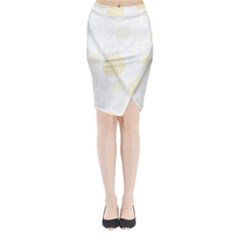 Stones T- Shirt Sticks And Stones T- Shirt Midi Wrap Pencil Skirt by maxcute