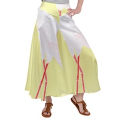 Stork Design T- Shirtstork T- Shirt (1) Satin Palazzo Pants by maxcute