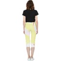 Stork Design T- Shirtstork T- Shirt (1) Inside Out Lightweight Velour Capri Leggings  View2