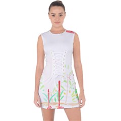 Stork Design T- Shirtstork T- Shirt (2) Lace Up Front Bodycon Dress by maxcute