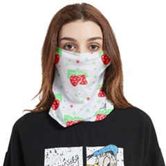 Strawberry T- Shirt S T R A W B E R R Y P A T T E R N T- Shirt Face Covering Bandana (two Sides) by maxcute