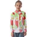 Strawberry T- Shirt Strawberries And Blossoms T- Shirt Kids  Long Sleeve Shirt View1