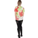 Strawberry T- Shirt Strawberries And Blossoms T- Shirt Women s V-Neck Scrub Top View4