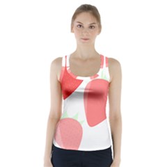 Strawberry T- Shirt Strawberries T- Shirt Racer Back Sports Top by maxcute