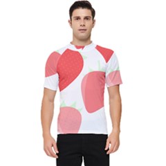 Strawberry T- Shirt Strawberries T- Shirt Men s Short Sleeve Rash Guard by maxcute