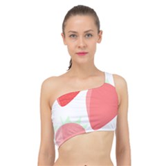 Strawberry T- Shirt Strawberries T- Shirt Spliced Up Bikini Top  by maxcute