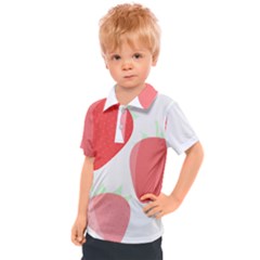 Strawberry T- Shirt Strawberries T- Shirt Kids  Polo Tee