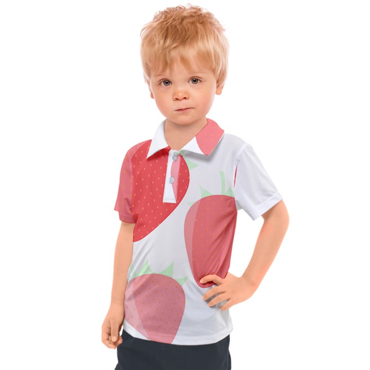 Strawberry T- Shirt Strawberries T- Shirt Kids  Polo Tee