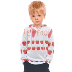 Strawberry T- Shirt We Love Fruit Straberries And Worms T- Shirt Kids  Overhead Hoodie by maxcute