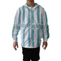 Stripes T- Shirt Pastel Stripes, Twirls And Swirls T- Shirt Kids  Hooded Windbreaker View1