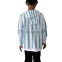 Stripes T- Shirt Pastel Stripes, Twirls And Swirls T- Shirt Kids  Hooded Windbreaker View2