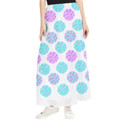 Sugar T- Shirt Pastel Lollipop Candy Pattern T- Shirt Maxi Chiffon Skirt by maxcute