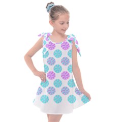 Sugar T- Shirt Pastel Lollipop Candy Pattern T- Shirt Kids  Tie Up Tunic Dress by maxcute