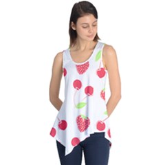 Summer Fruits Pattern T- Shirt Summer Fruit T- Shirt Sleeveless Tunic by maxcute