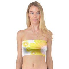 Sunflower Heart T- Shirt Sunflower Hearts, Sunflowers, Heart, Bloom T- Shirt Bandeau Top by maxcute